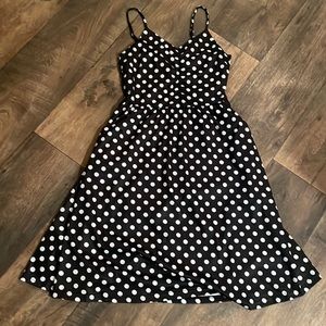 Yathon Size Small Polka Dot Sundress w/ Pockets